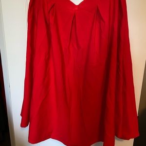Red A-line skirt 26/28